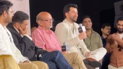 Batwara 1947 trailer launch event sunny deol got emotional shabana aazmi and Raj Kumar santoshi shares