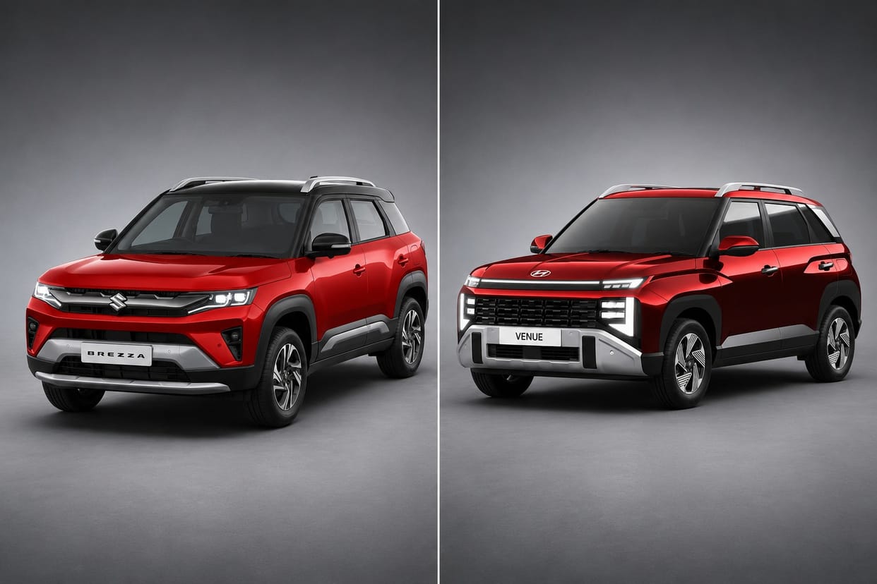 Maruti Brezza Facelift vs Hyundai Venue: Which  SUV Better Buy?