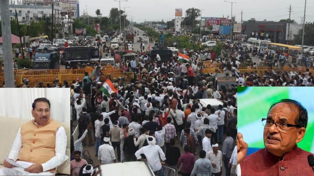 मंत्री एंदल सिंह कंसाना और केंद्रीय मंत्री शिवराज सिंह चौहान