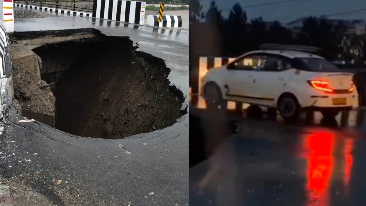 Monsoon Rain Damages Newly Constructed ₹16 Crore Bridge Near Nanda Ki Chowki Dehradun Uttarakhand News