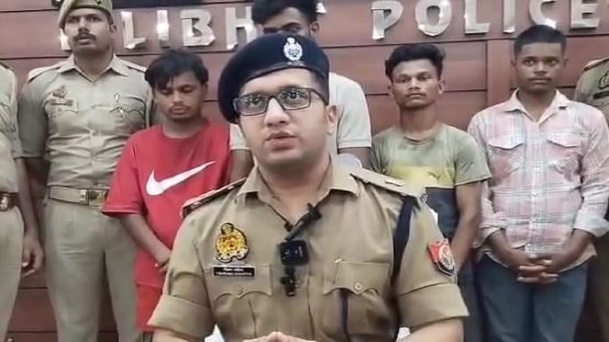 Police arrest four accused planning a robbery in Pilibhit