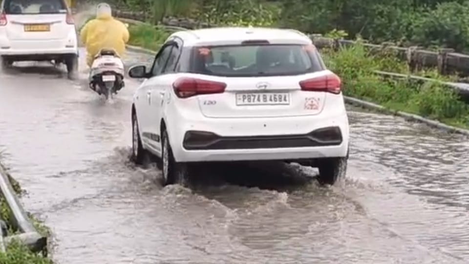 नंगल में बरसात