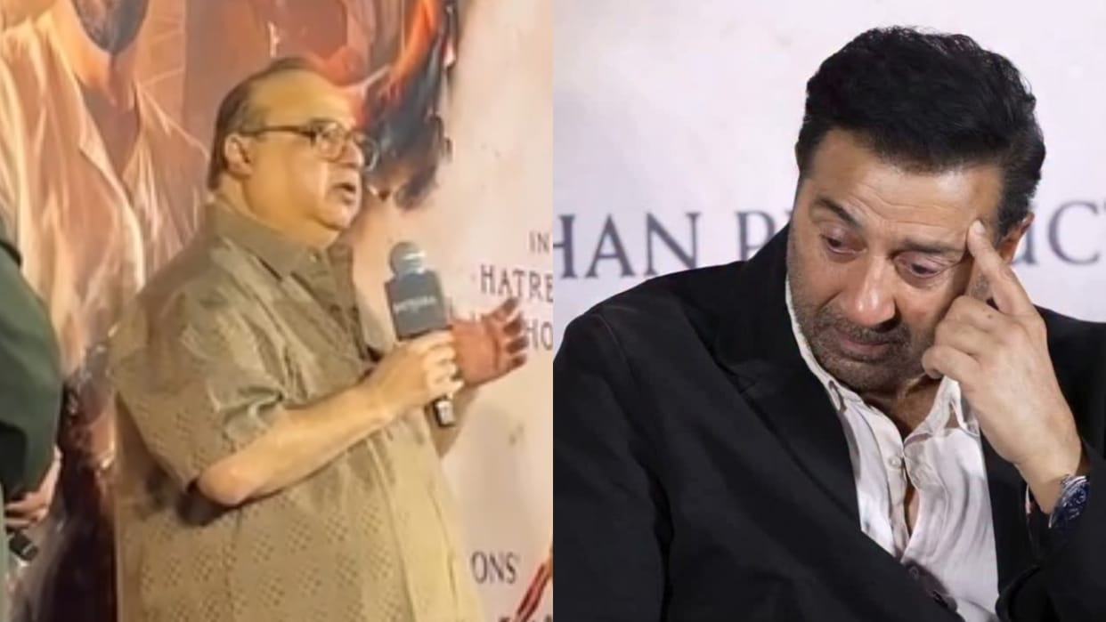 Batwara 1947 trailer launch event sunny deol got emotional shabana aazmi and Raj Kumar santoshi shares