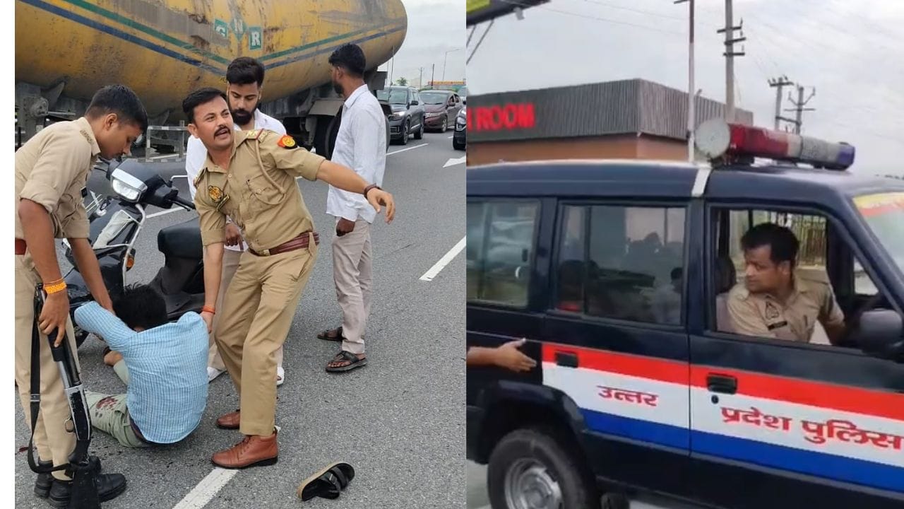 सड़क हादसे में दो घायल