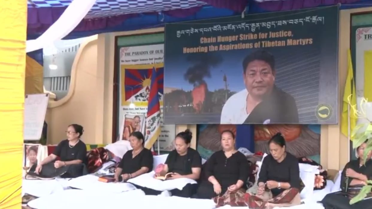 dharamshala tibetan youth congress worldwide chain protest un lobga rangzen