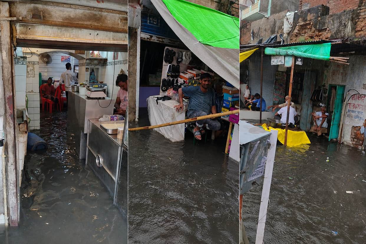 orai-waterlogging-after-15-minute-rain-drain-water-entered-shops-jalaun