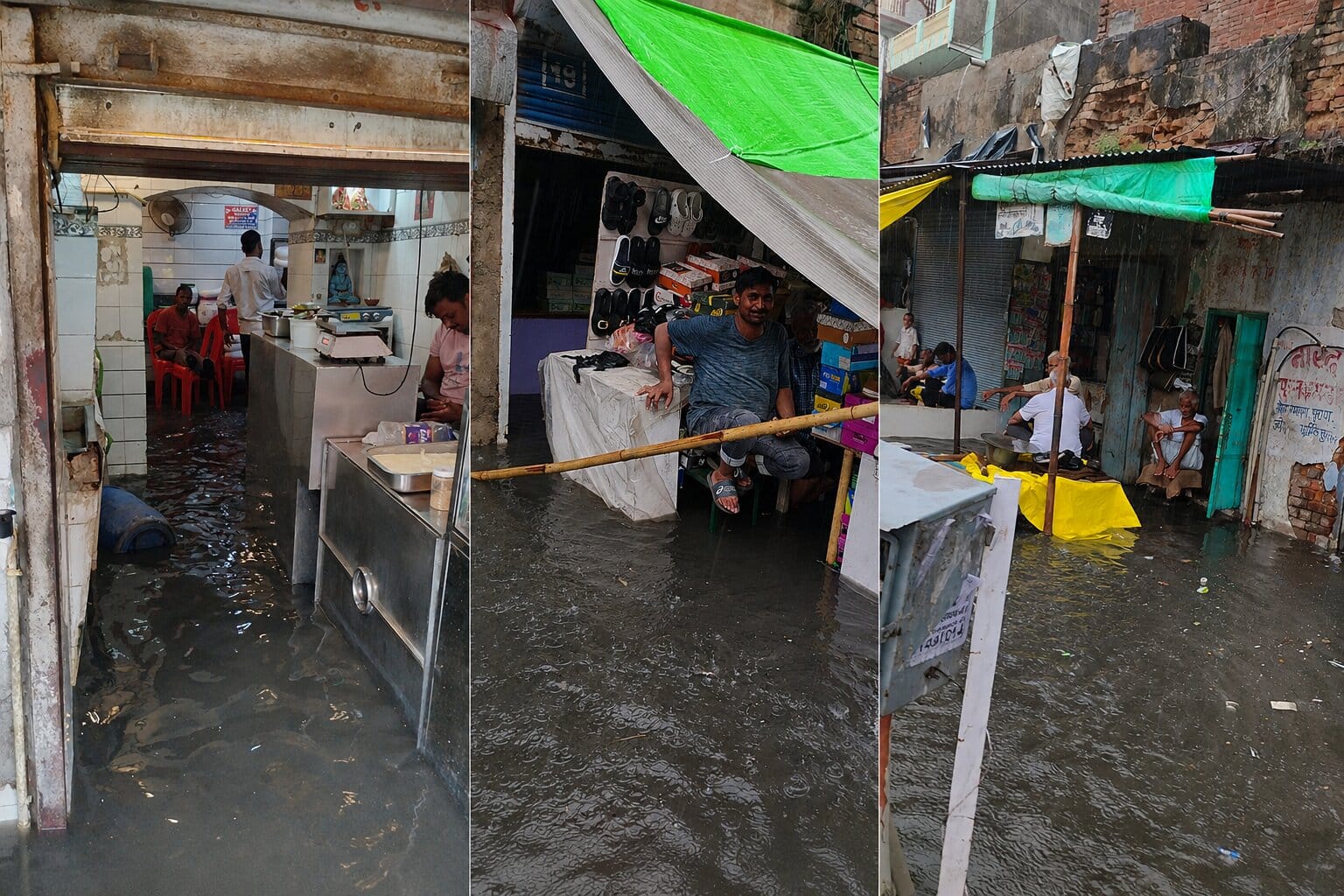 उरई में 15 मिनट की बारिश ने खोली सिस्टम की पोल