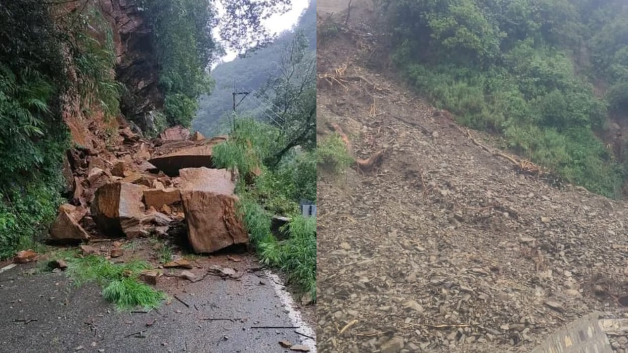 Heavy Rain in Uttarakhand Kedarnath Highway Blocked Due to Boulder Fall, Landslide in Mussoorie