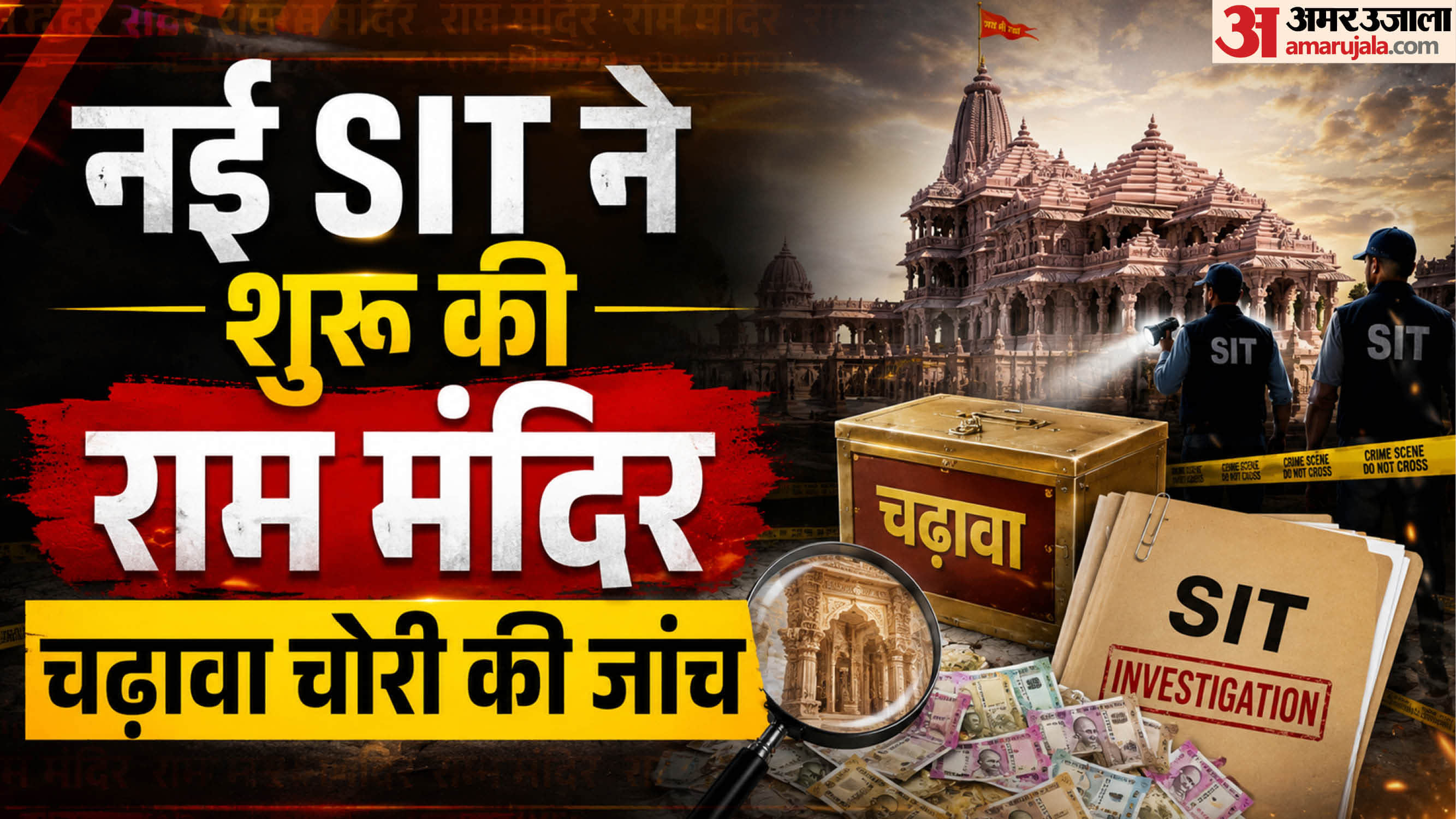 राम मंदिर चढ़ावा चोरी।