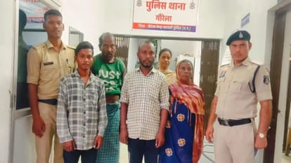पुलिस हिरासत में आरोपी