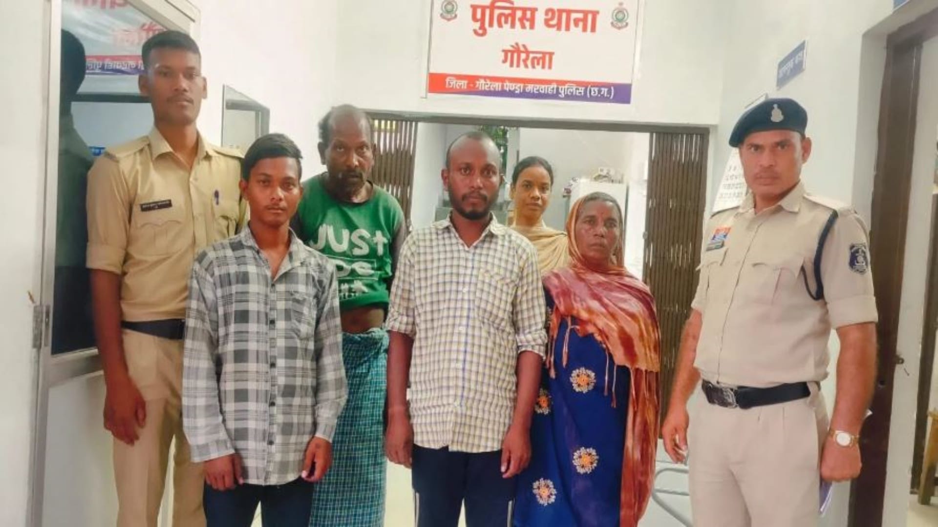 पुलिस हिरासत में आरोपी