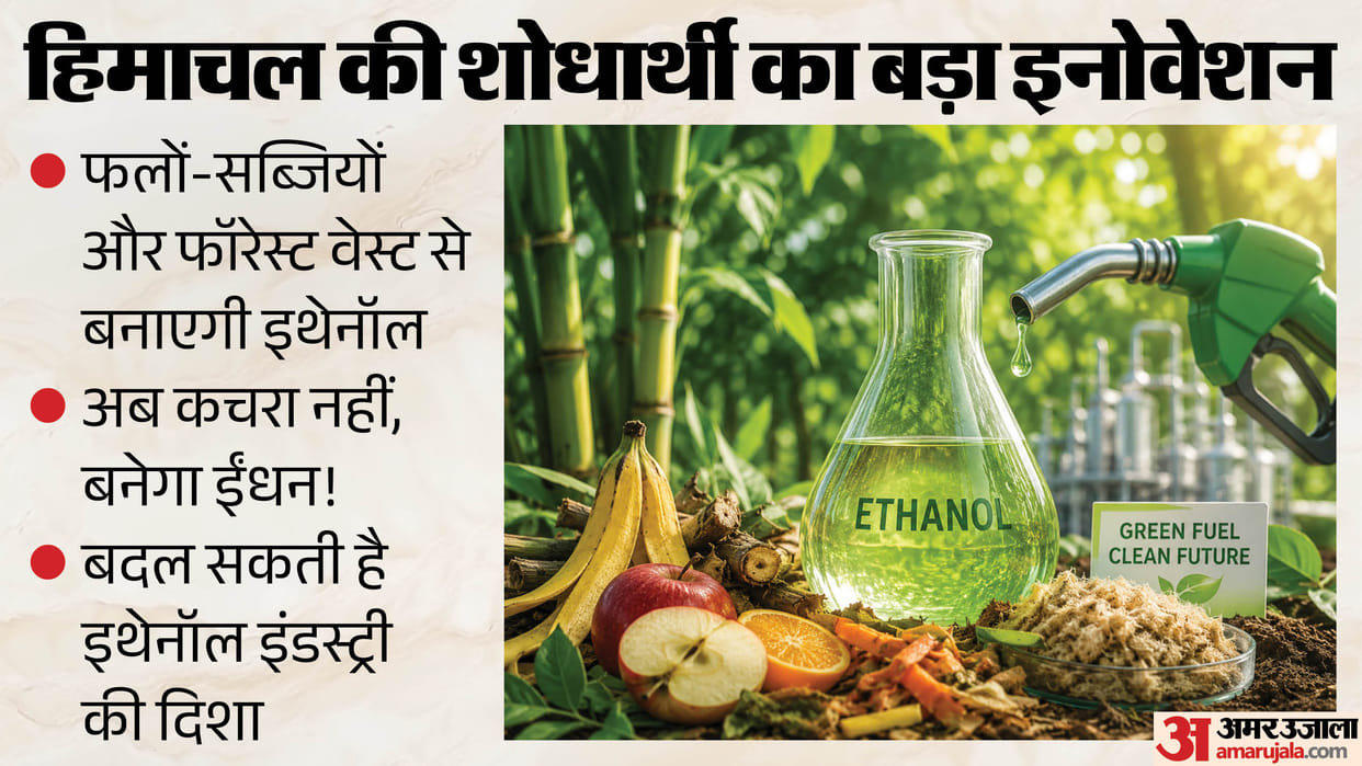 mandi researcher kritika sharma ethanol from fruit vegetable forest waste