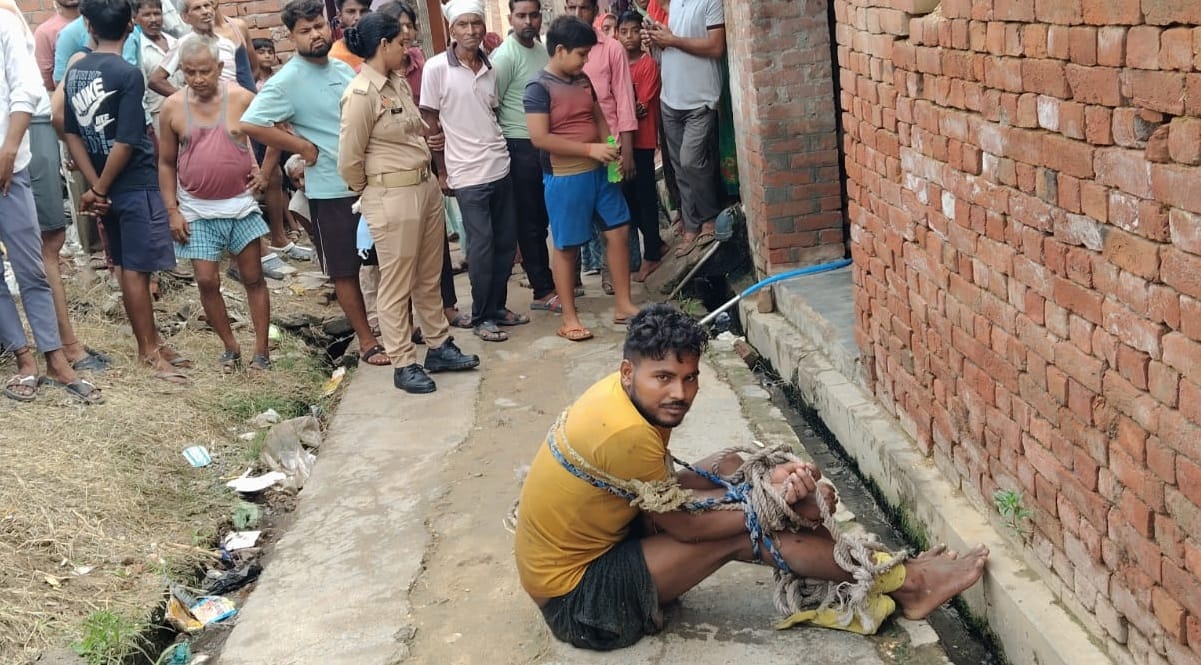 Farrukhabad Son bludgeons mother to death with brick beats up sister who tried to intervene