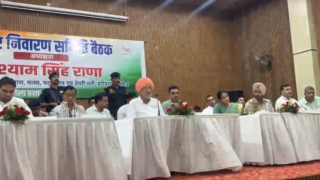 कृषि मंत्री श्याम सिंह राणा