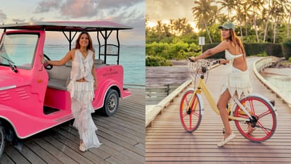 Nia Sharma Enjoying Vacations in Maldives with Rumoured Boyfriend Shares Cosy Photos fueling Dating Rumours