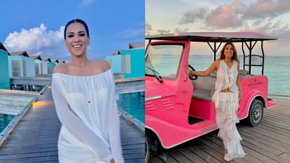 Nia Sharma Enjoying Vacations in Maldives with Rumoured Boyfriend Shares Cosy Photos fueling Dating Rumours