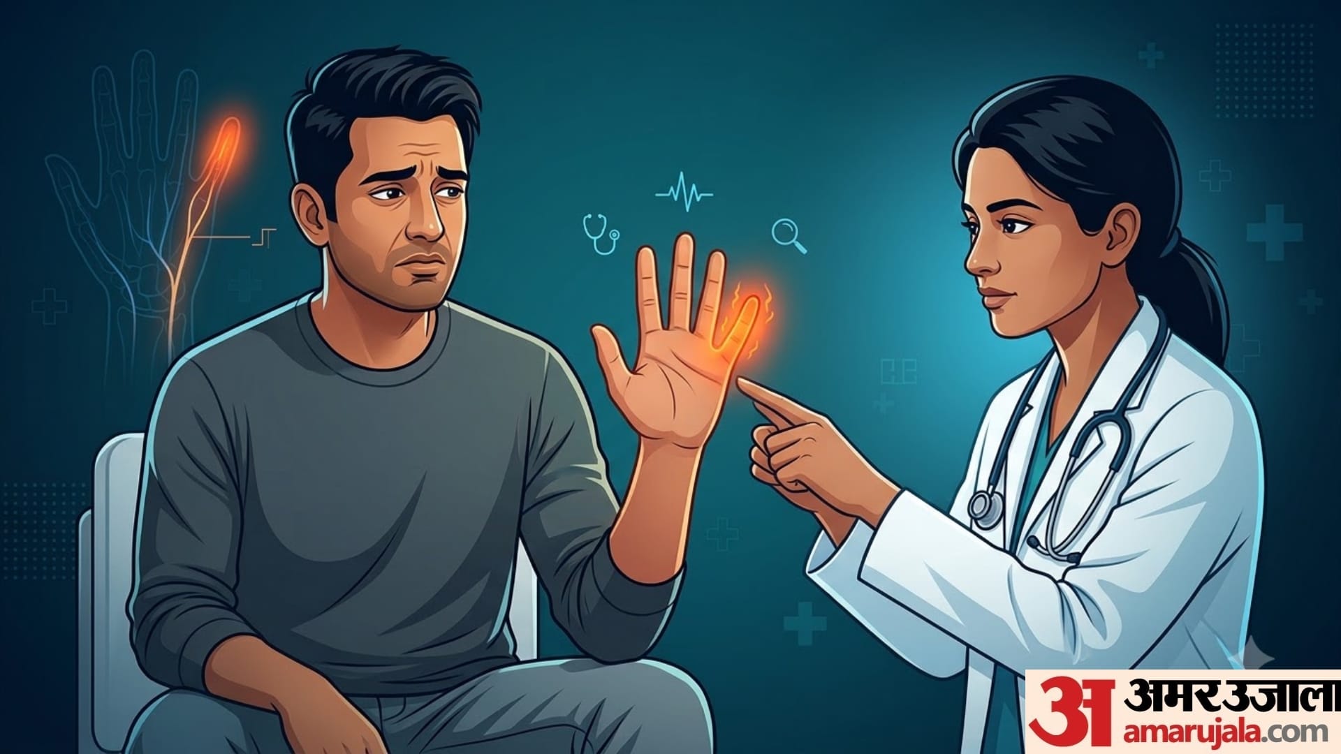 what is pinky finger syndrome in hindi pinky finger syndrome ke lakshan