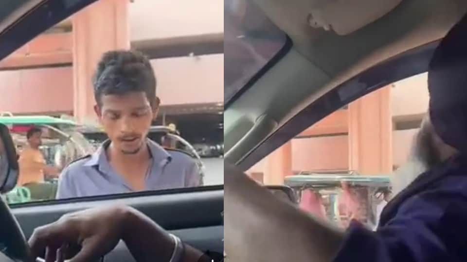 हेरिटेज स्ट्रीट पर युवक को मारा थप्पड़