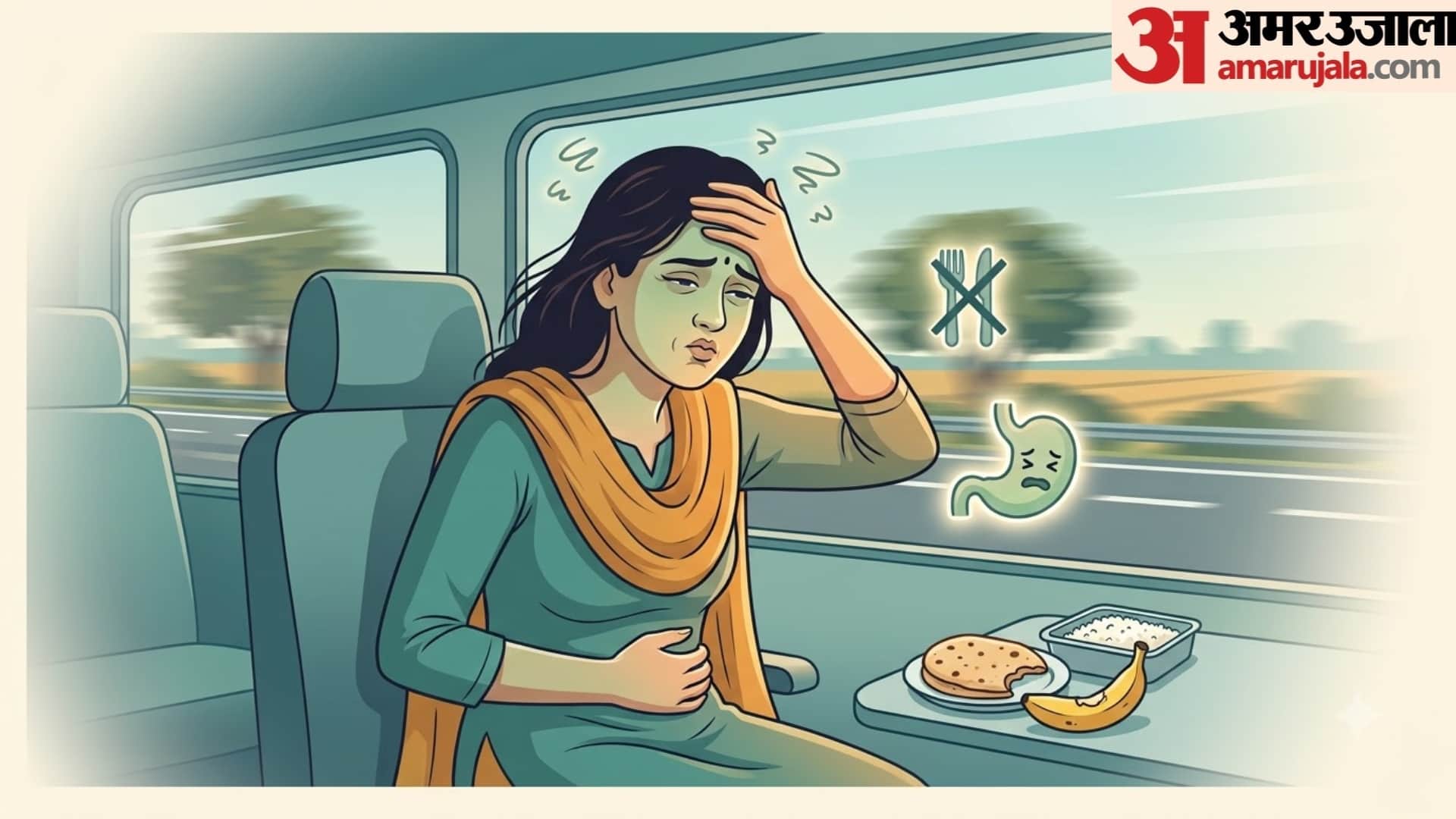 motion sickness treatment in hindi how to stop vomiting while travelling