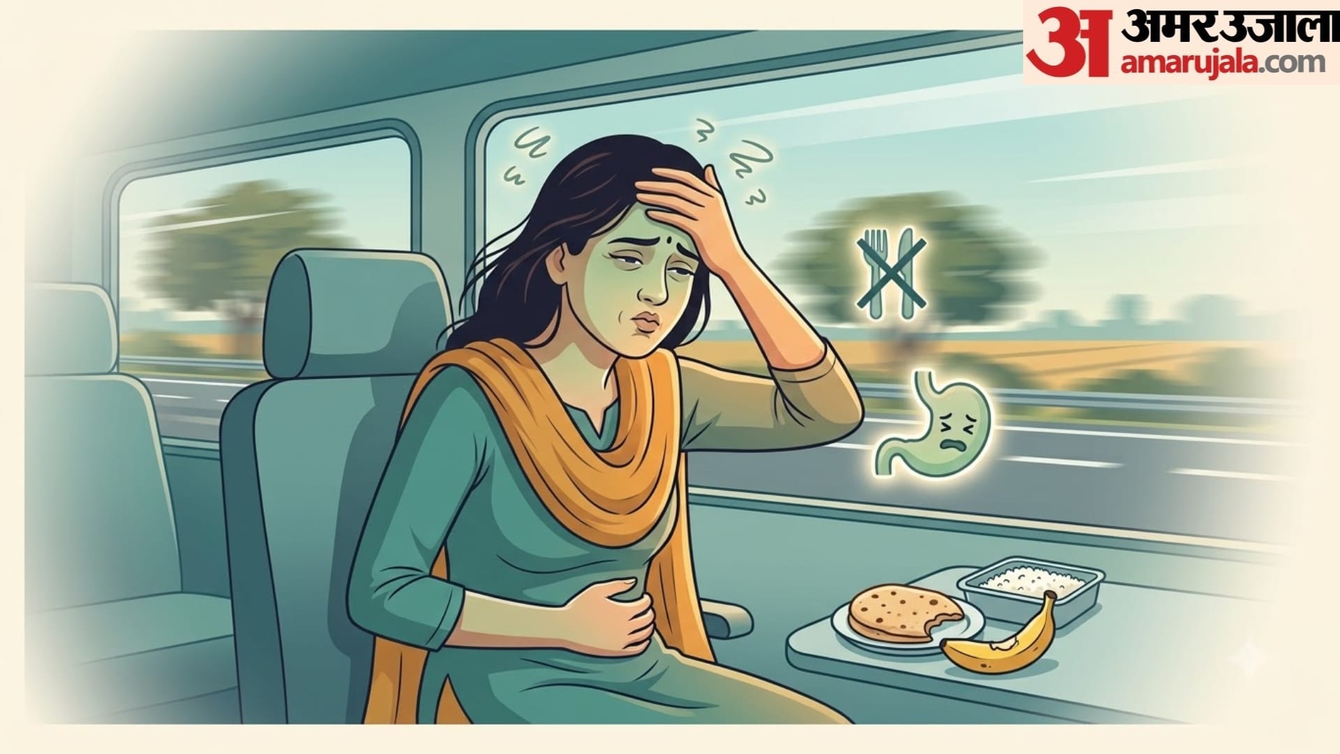 motion sickness treatment in hindi how to stop vomiting while travelling