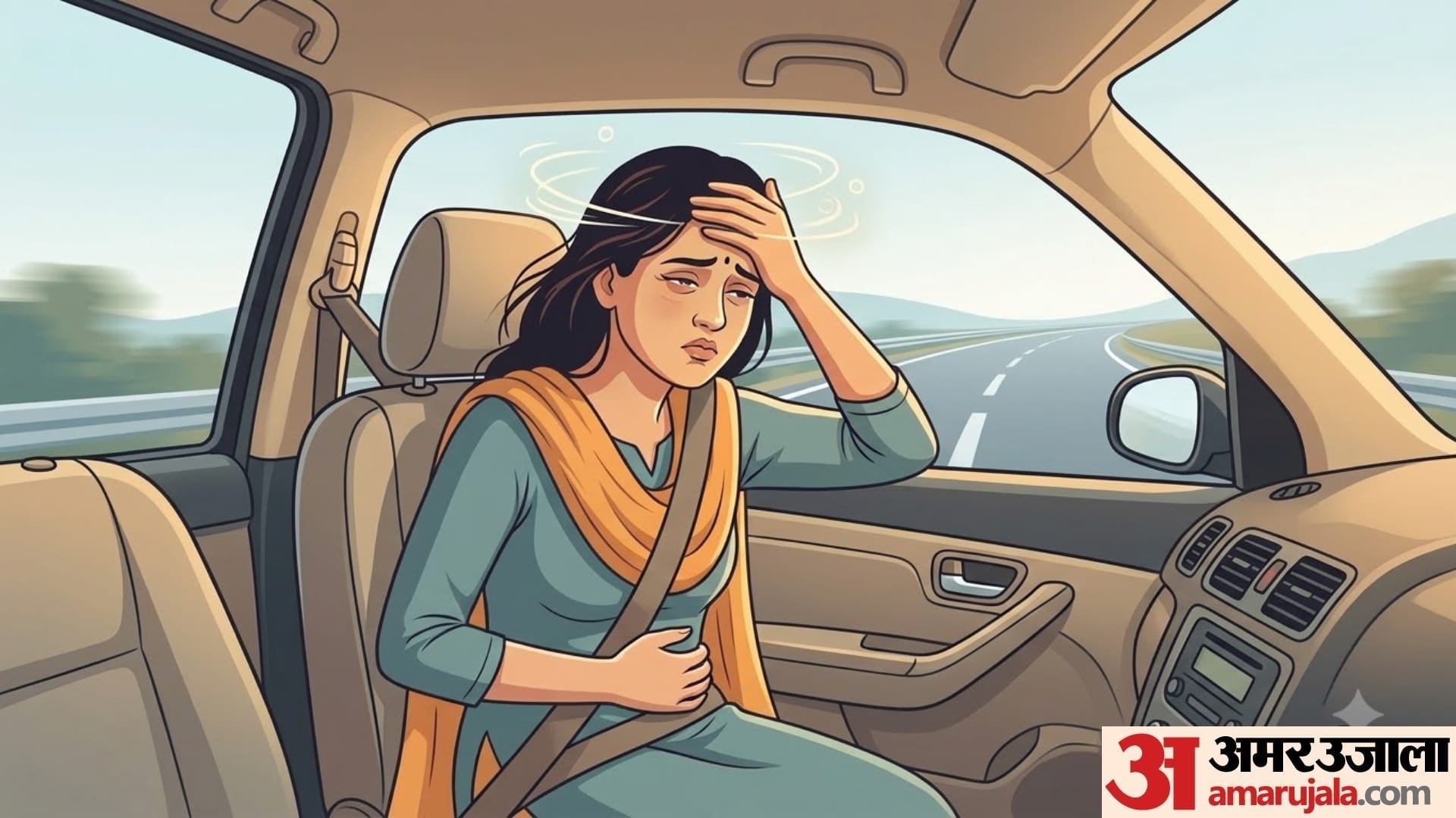 motion sickness treatment in hindi how to stop vomiting while travelling