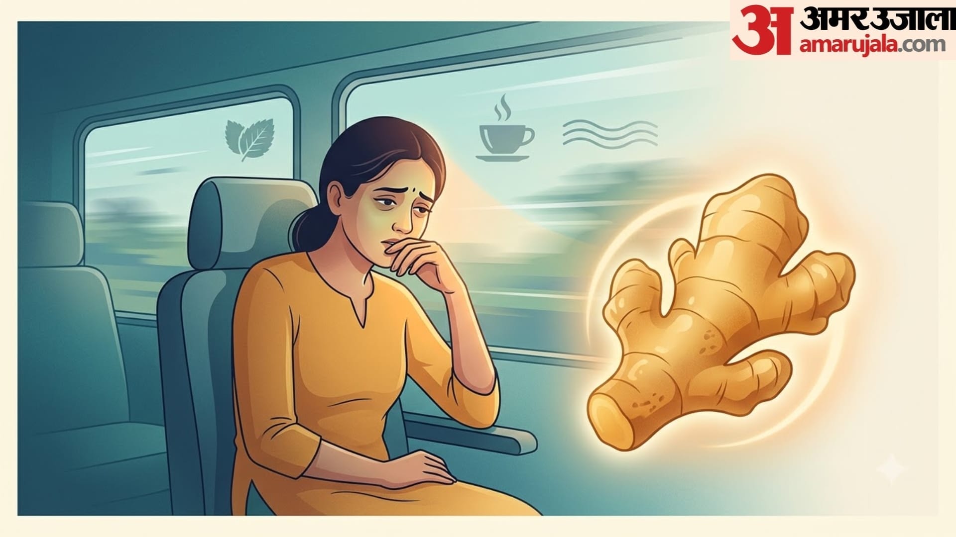 motion sickness treatment in hindi how to stop vomiting while travelling