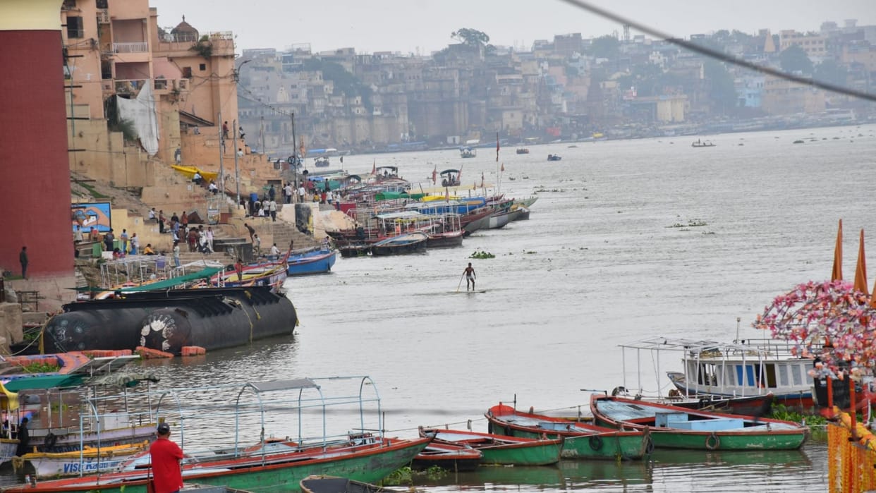 Ganga Water Level Rises by 24 cm Varuna 1.05 Meters Below Danger Mark in Varanasi