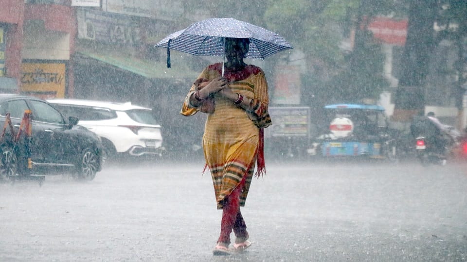 Bijnor: Heavy rain on the first day of Sawan—roads waterlogged, power supply disrupted
