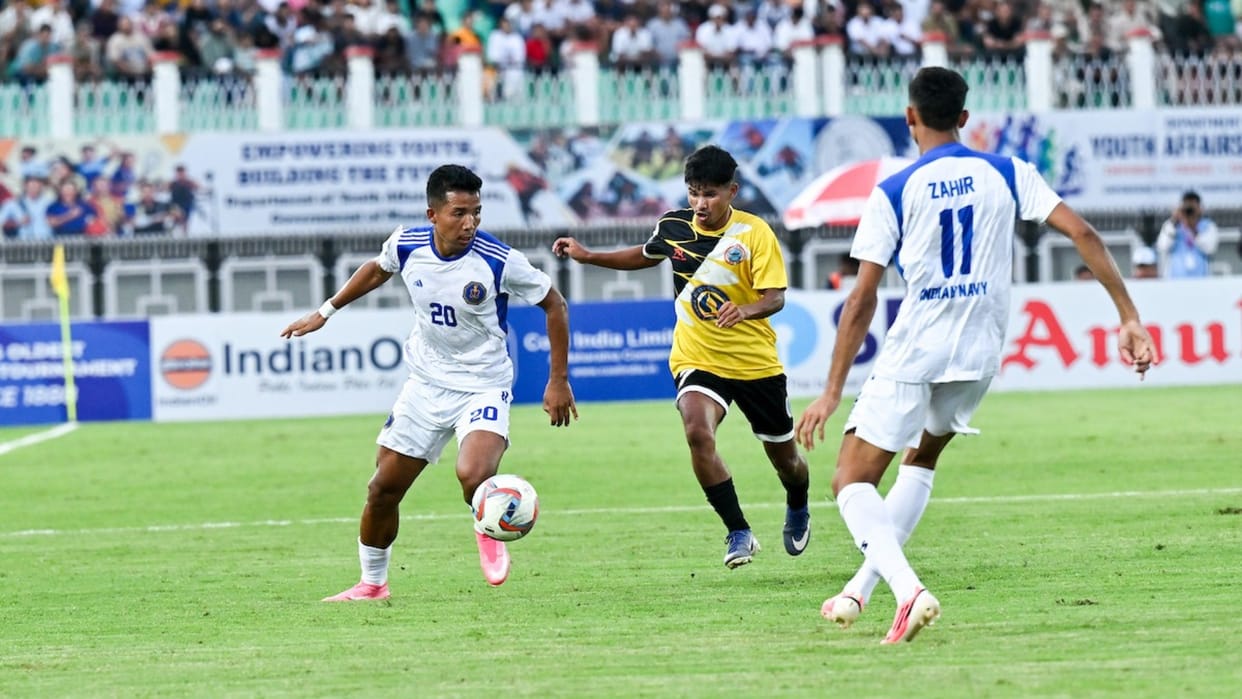 Durand Cup: FC Rengdai defeated Indian Navy in their debut match Amarjit Singh's goal proved decisive