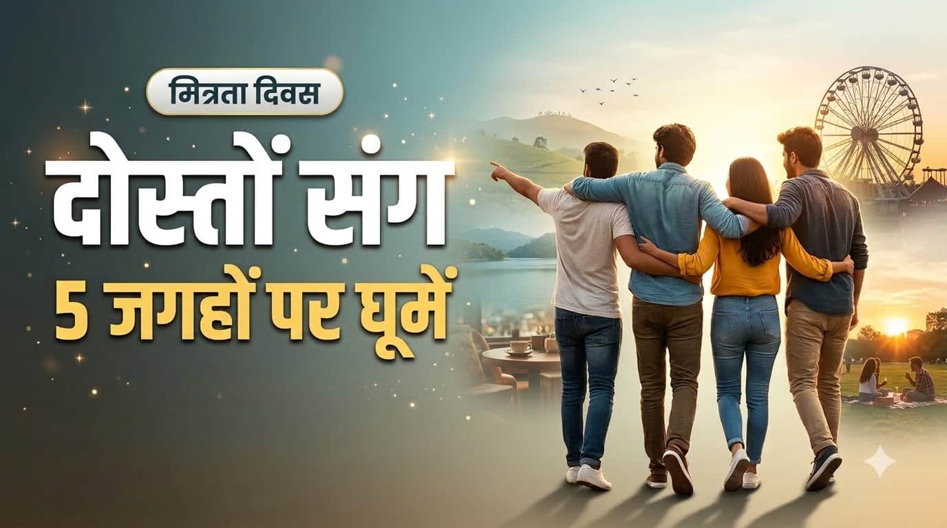 दोस्तों संग कहां घूमने जा सकते हैं