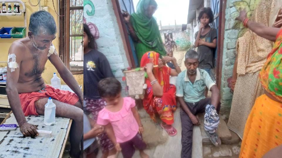 Leopard attacks farmer guarding crops in Bahraich he saves his life after struggle