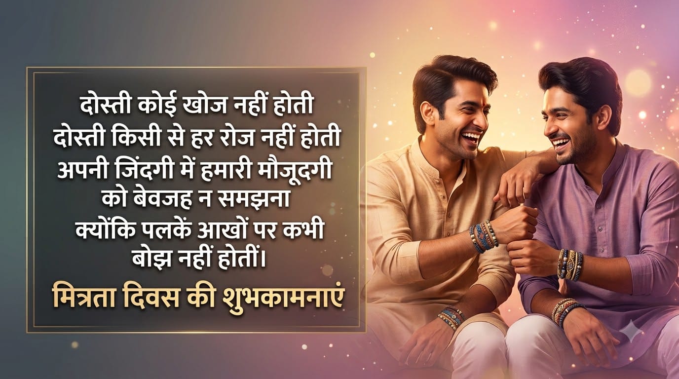 International Friendship Day 2026 Wishes Status Shayari Quotes Images Messages In Hindi