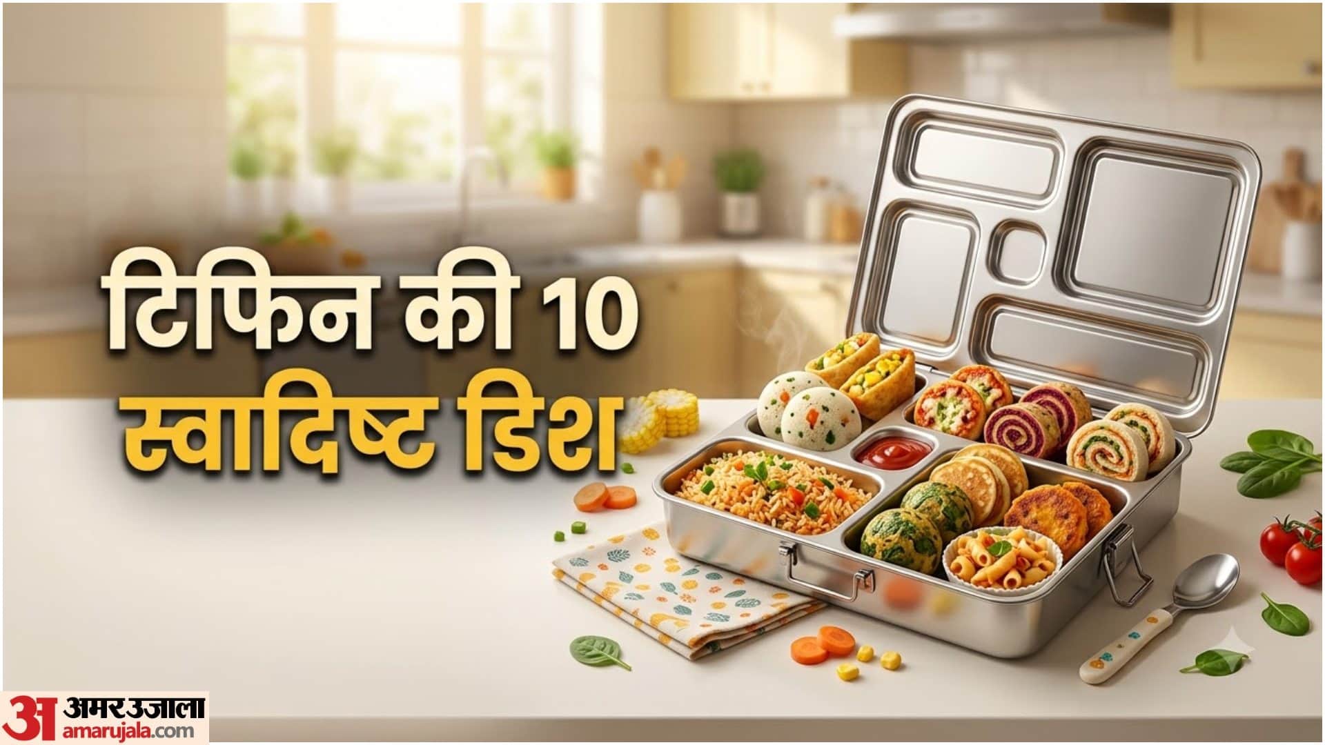 बच्चों के टिफिन के लिए डिशेज