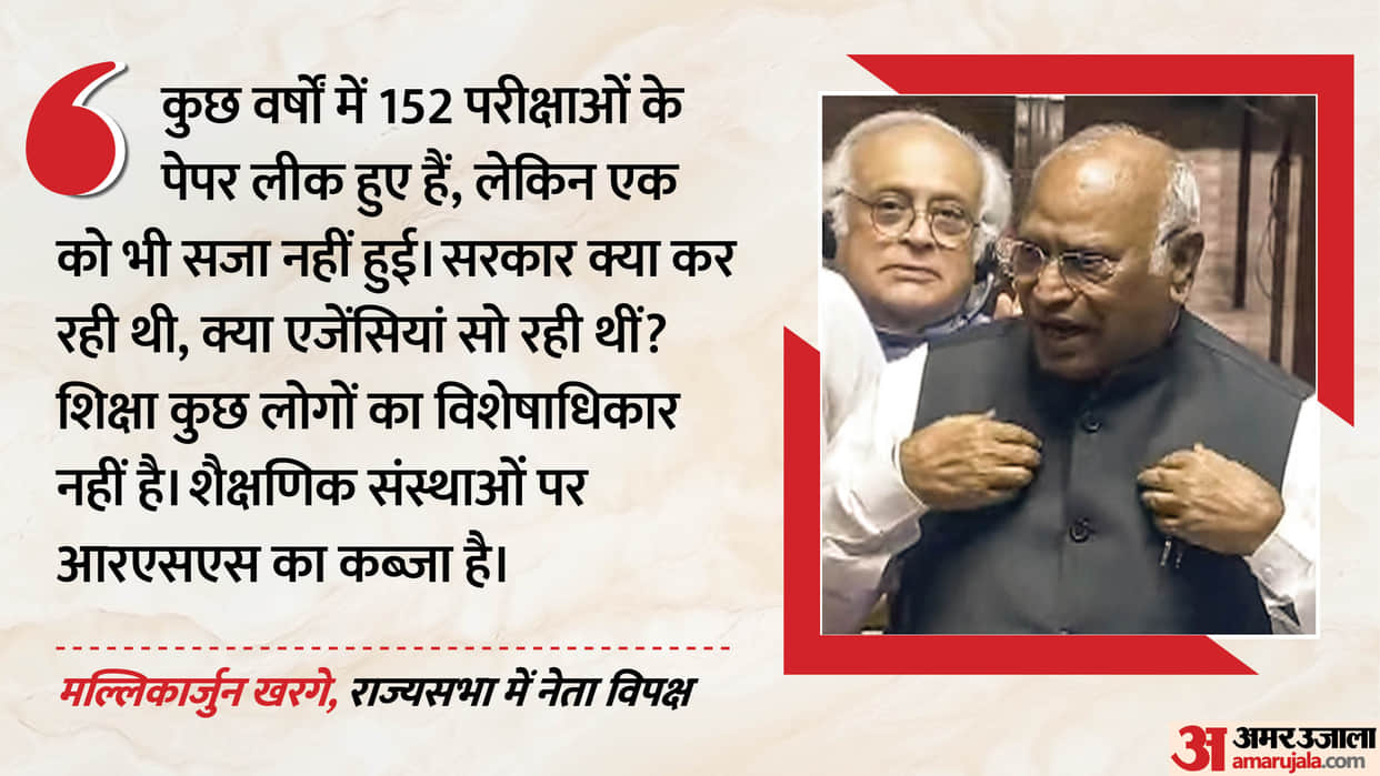 Monsoon Session: Uproar in Parliament Over Kharge's Manusmriti Remark