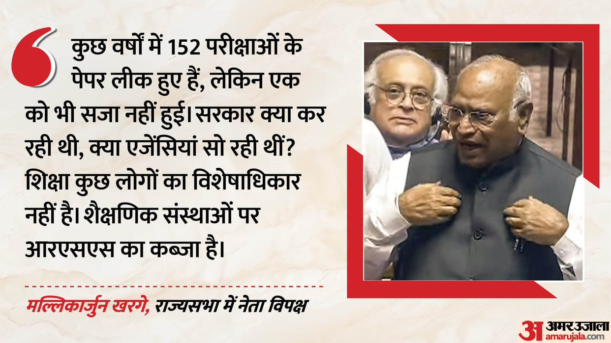 Monsoon Session: Uproar in Parliament Over Kharge's Manusmriti Remark