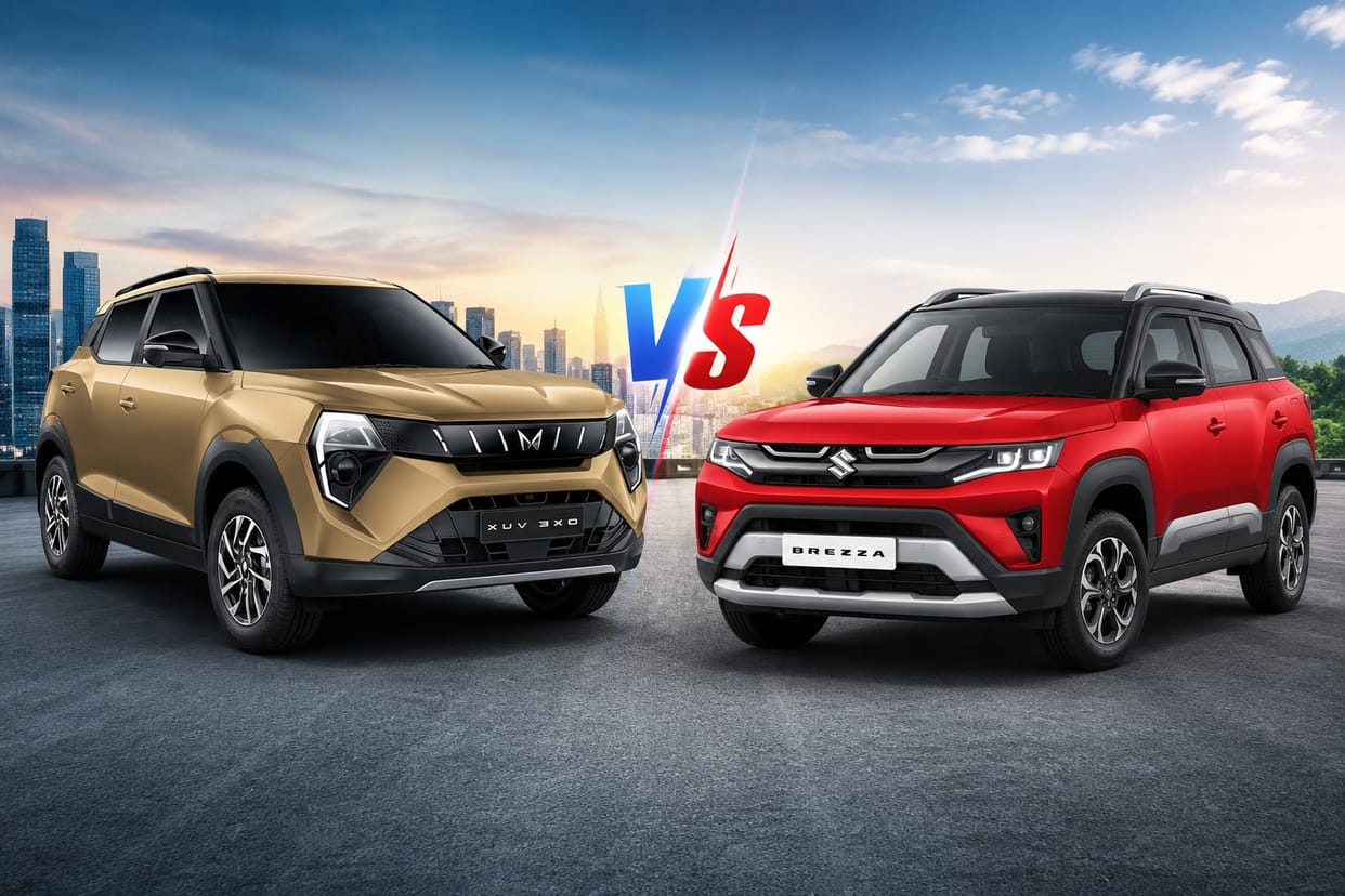 Maruti Brezza Facelift vs Mahindra XUV 3XO, Which SUV Offers Better?
