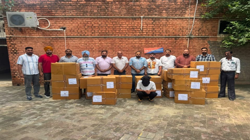 Accused arrested with drugs in Bathinda