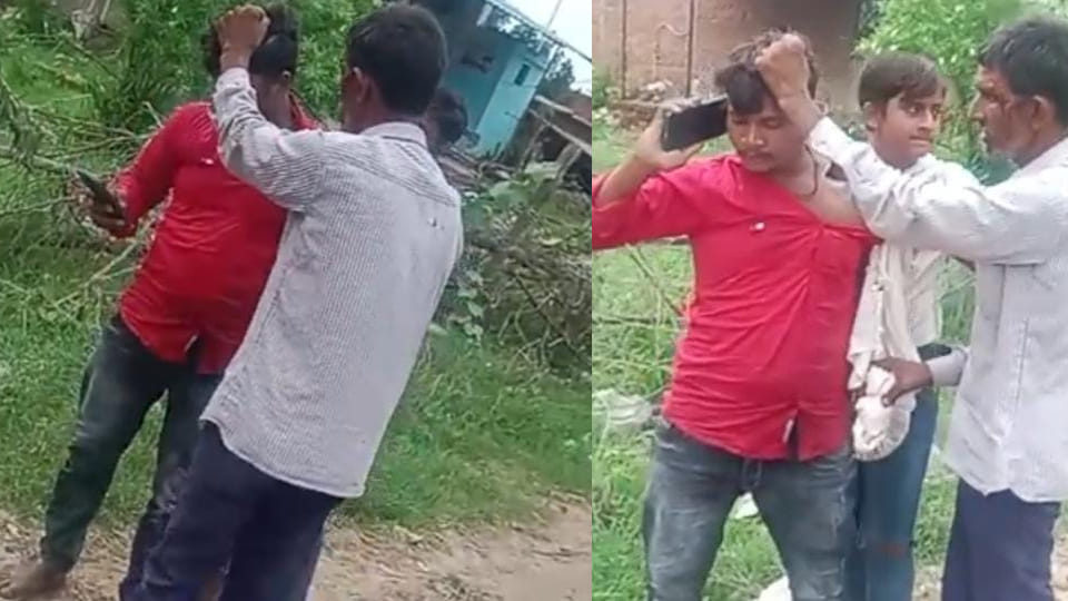 Hamirpur: Son-in-law beats up wife's father and brothers; video goes viral