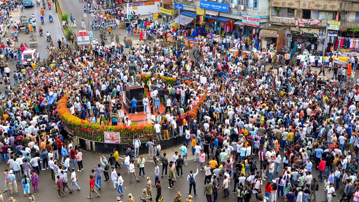 Uproar over JPSC exam Thousands of students protest alleging irregularities and demanding cancellation