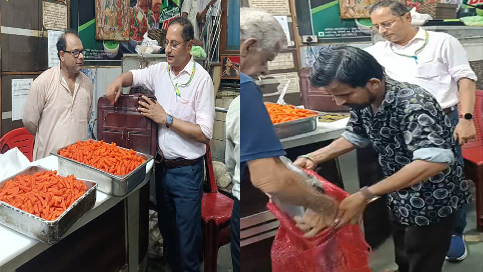 25 kg of Colored Finger Chips Destroyed; Samples of Eight Food Items Collected