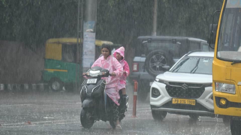 लुधियाना में तेज बरसात