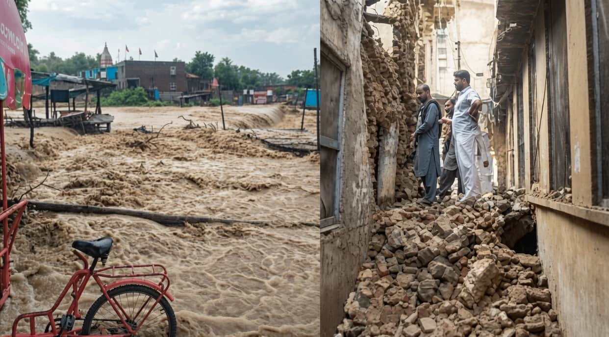 Cloudburst in Kulgam floods homes and schools closed