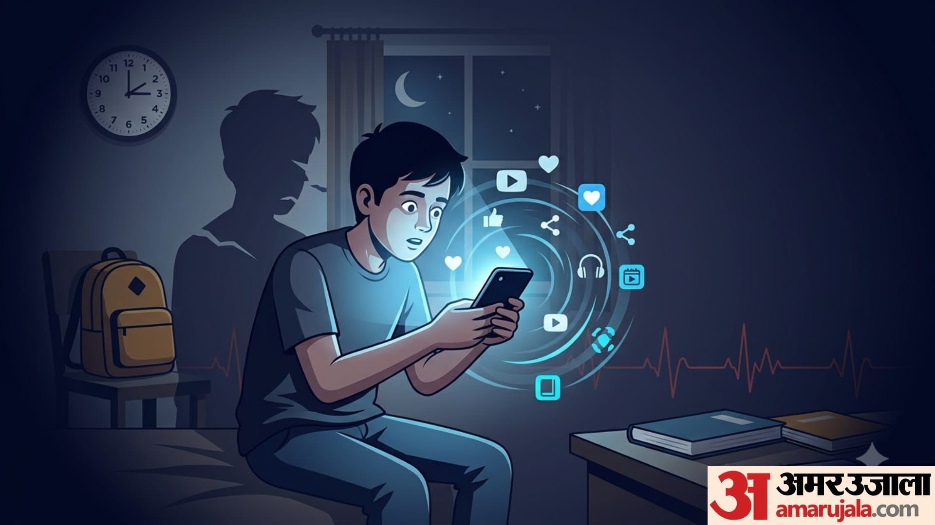 how much screen time is healthy according to age in hindi