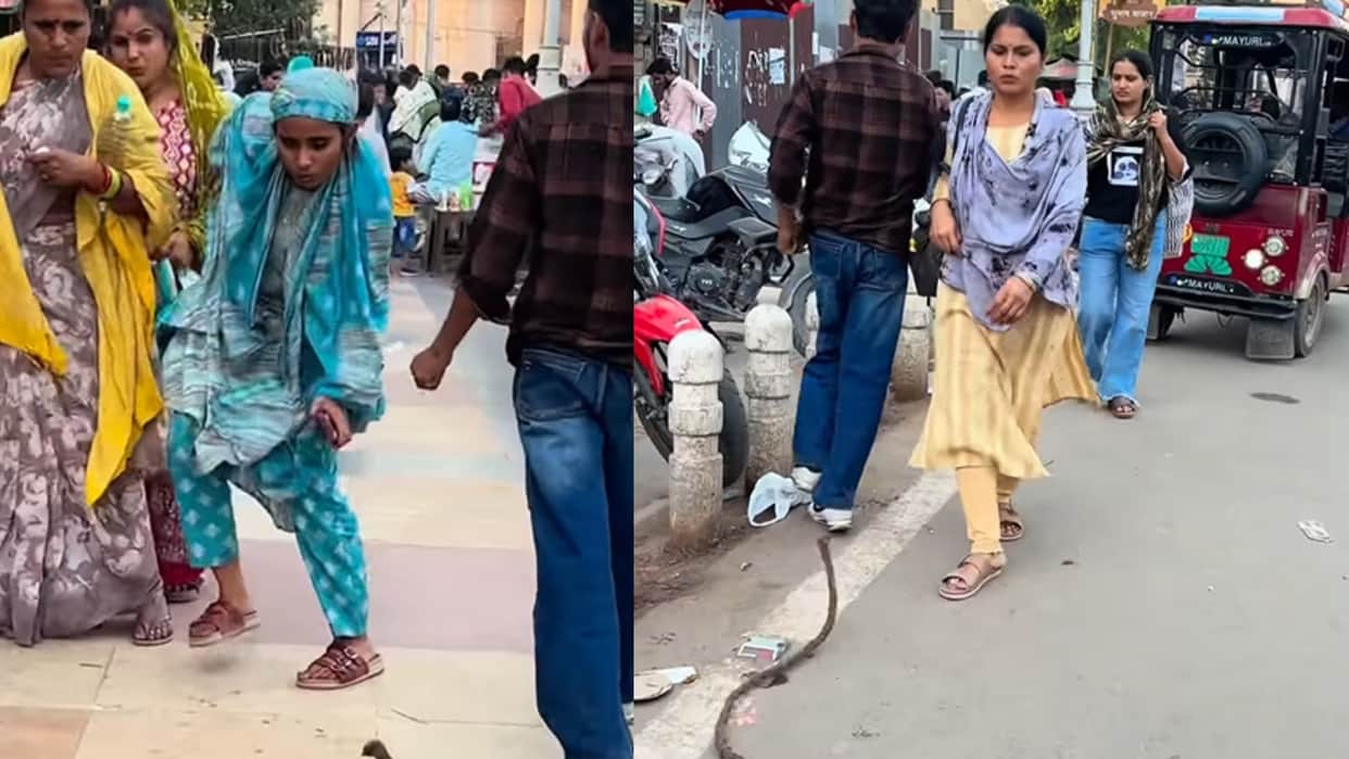 snake Prank Video in market Goes Viral snake news in hindi