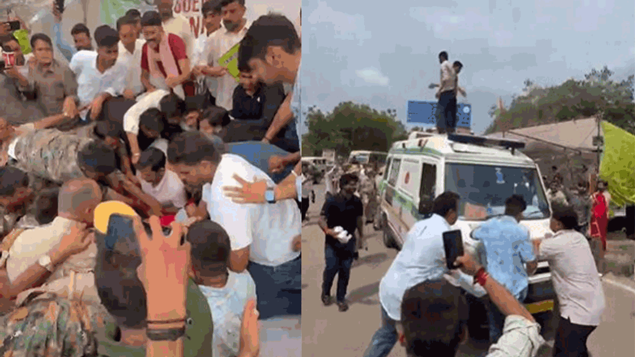 ru protest student shubham hunger strike student union elections police detained sms hospitalization