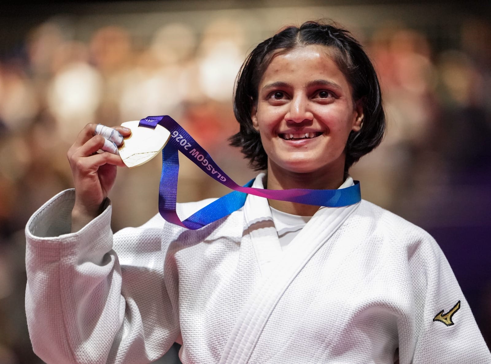 Asmita Dey Played empty stomach won gold Thank you Yogi ji