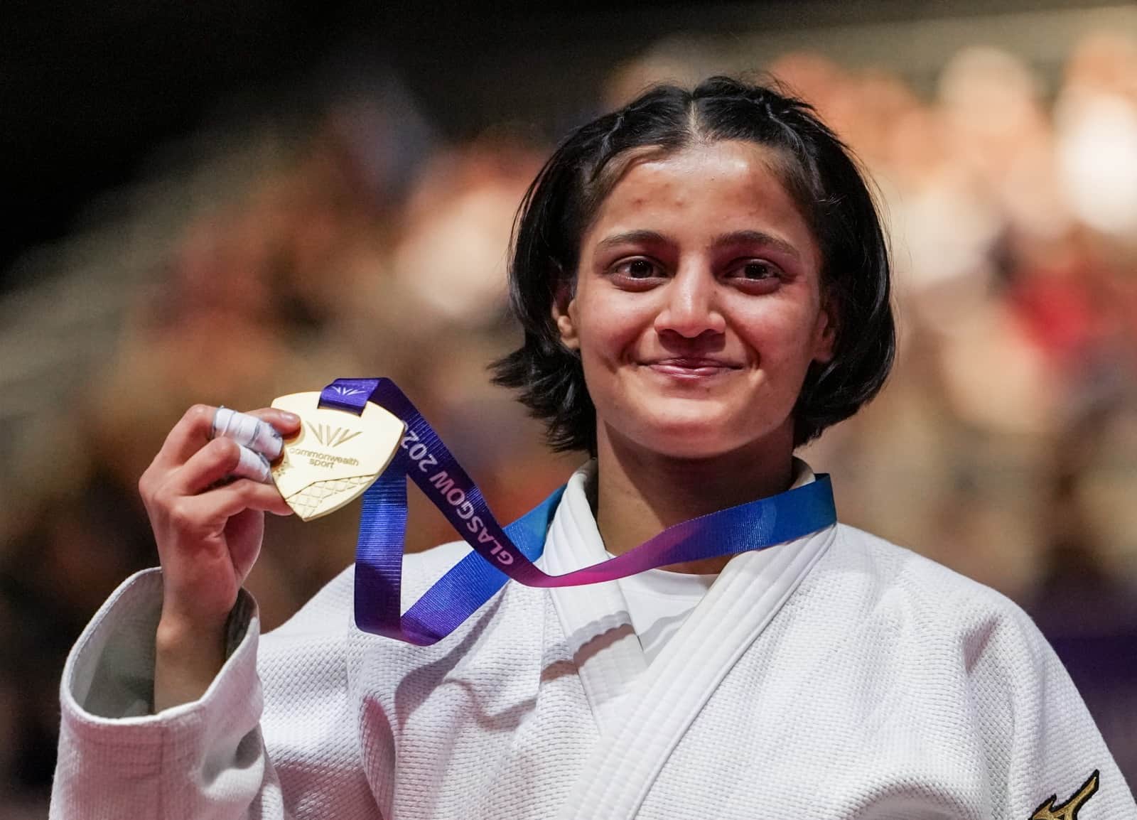 Asmita Dey Played empty stomach won gold Thank you Yogi ji