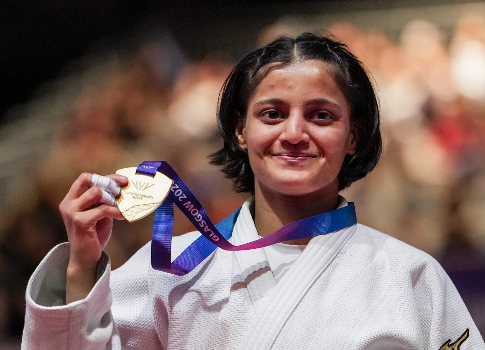 Asmita Dey Played empty stomach won gold Thank you Yogi ji