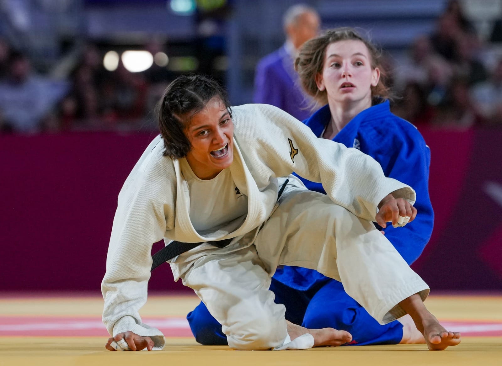 Asmita Dey Played empty stomach won gold Thank you Yogi ji