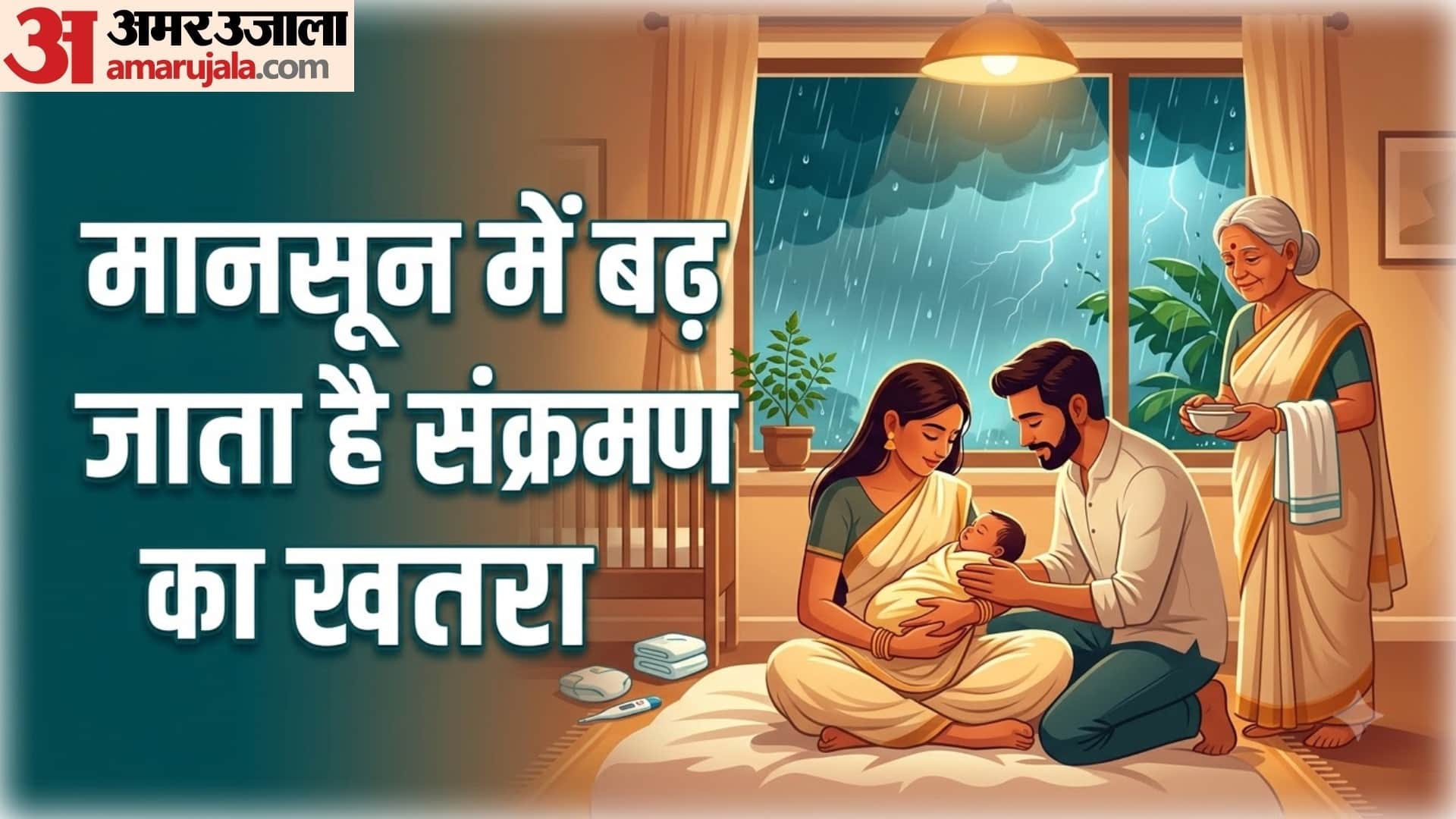 बारिश के मौसम में कैसे रखें नवजात की सेहत का ध्यान?